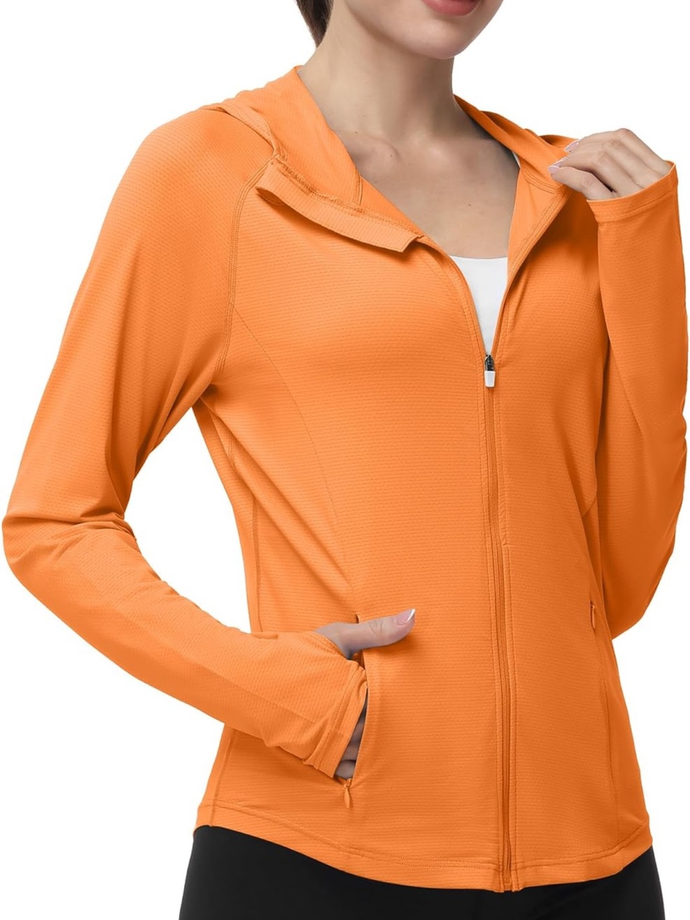 Roadbox UPF 50+ Sun Protection Hoodie Jacket Lightweight Long Sleeve Hiking Run